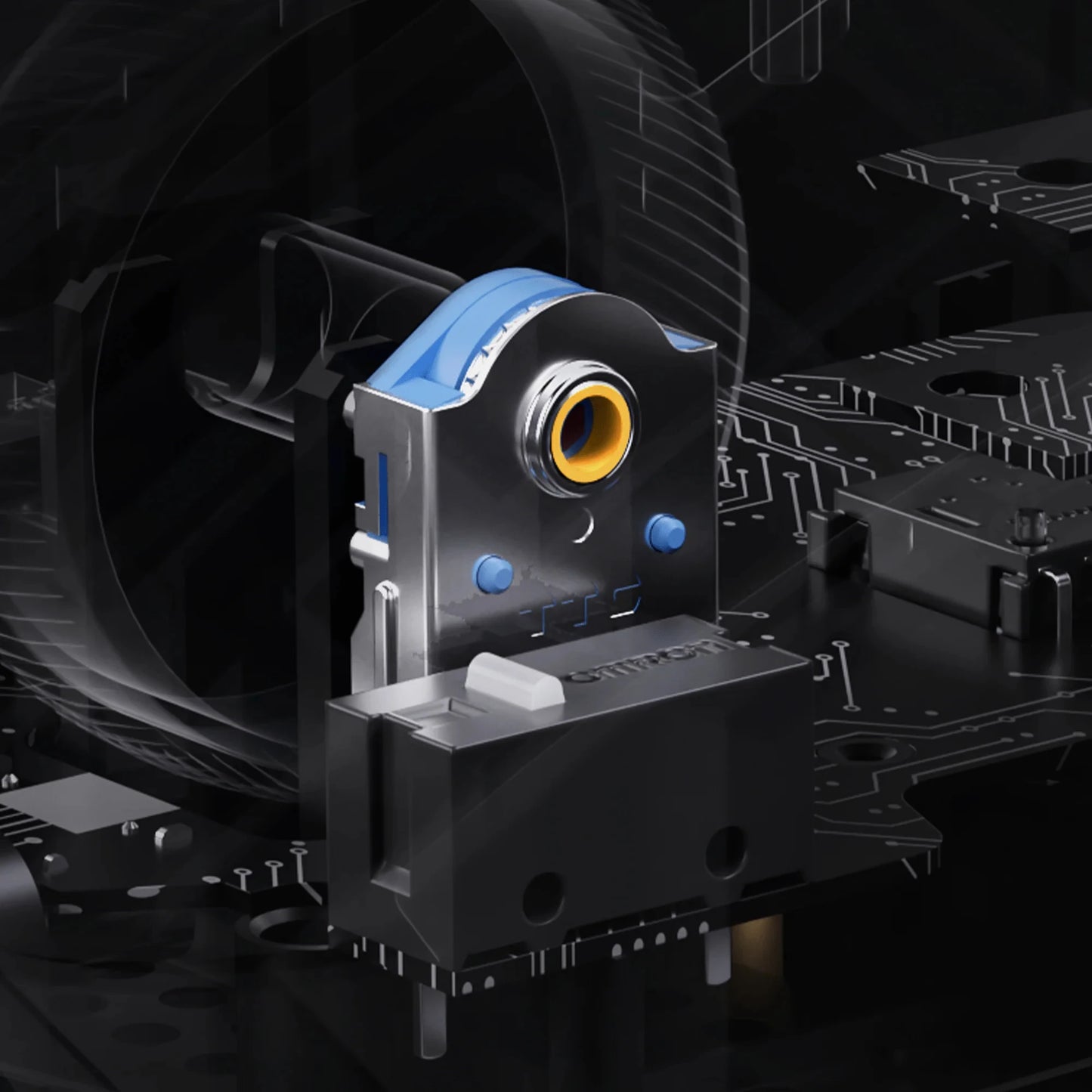 MCHOSE K7 Ultra bežični gaming miš PAW3950, dvostruka 8K stopa odziva, lagani magnetski stalak za bežično punjenje, za e-sport i ured