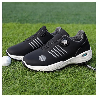 Chaussures de sport sans lacets pour hommes, avec amorti d'air, antichoc, antidérapantes, pour le golf, l'entraînement en extérieur, les trajets professionnels, chaussures polyvalentes pour hommes 9