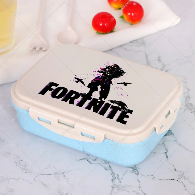 Fortnites Bento Lunch Box Anime Fortress Night Food Storage Containers Kids School Picnic Lunchbox Office Dinner Case Gift 2025