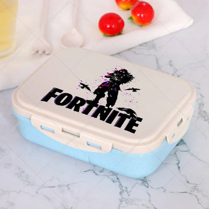 Fortnites Bento Lunch Box Anime Fortress Night Food Storage Containers Kids School Picnic Lunchbox Office Dinner Case Gift 2025