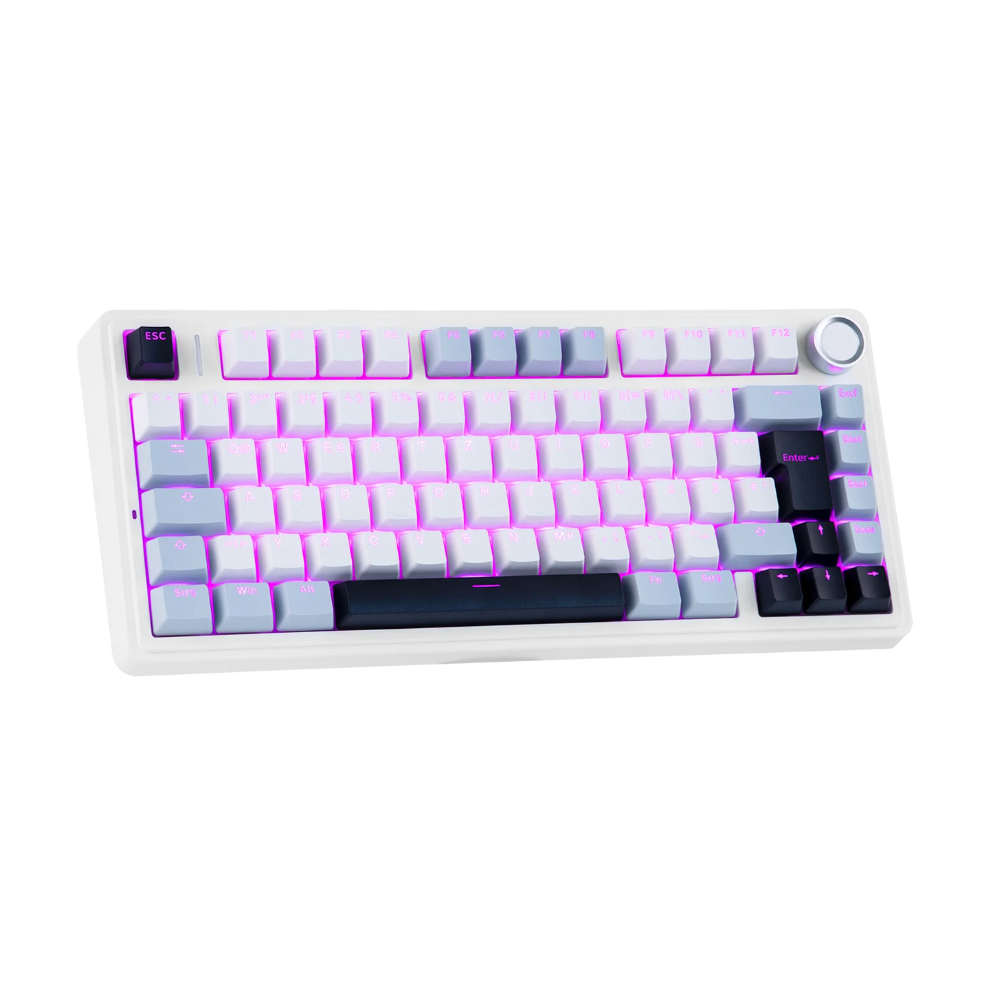 EPOMAKER x AULA F75 ISO-DE Tri-Mode Connectivity QWERTZ German Layout Wireless Mechanical Keyboard with 4000 mAh Battery