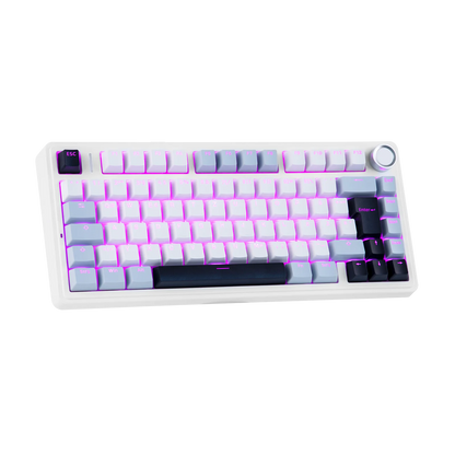 EPOMAKER x AULA F75 ISO-DE Tri-Mode Connectivity QWERTZ German Layout Wireless Mechanical Keyboard with 4000 mAh Battery