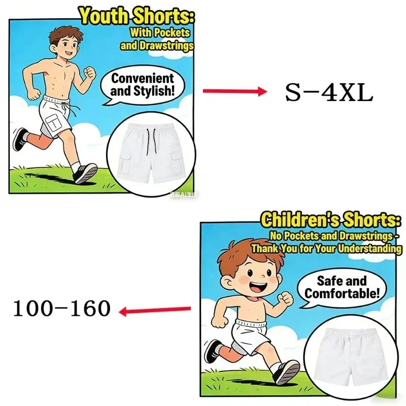 2026 Children's Boys and Girls Hedgehog Sonic Pajama Set Summer Sports Short Sleeved T-shirt+Shorts Cartoon Printed Home Clothes