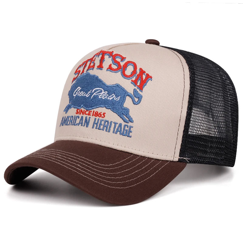 Casquette personnalisée « New Truck » STATION, casquette en maille Blue Bull, casquette urbaine pour homme (Hip-Hop), casquette de baseball pour femme, casquette anti-soleil pour les trajets quotidiens