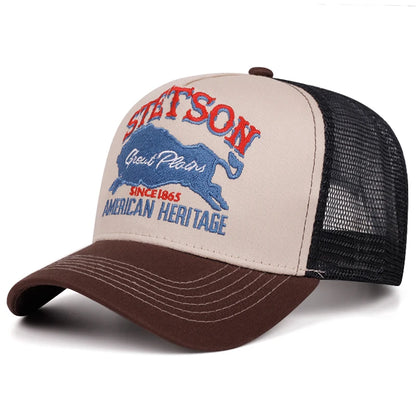 Casquette personnalisée « New Truck » STATION, casquette en maille Blue Bull, casquette urbaine pour homme (Hip-Hop), casquette de baseball pour femme, casquette anti-soleil pour les trajets quotidiens