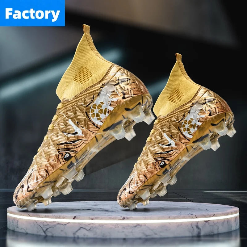 Chaussures de football professionnelles pour hommes, crampons de football, chaussures de football originales pour terrain intérieur, bottes d'entraînement sur gazon TF/FG, baskets