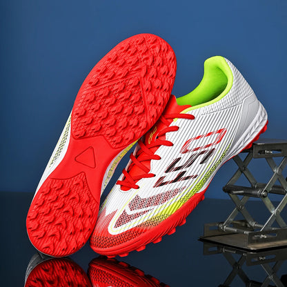 Chaussures de football unisexes TF, crampons antidérapants pour terrain synthétique, chaussures de football respirantes et légères pour l'entraînement et les matchs d'adultes