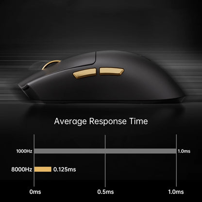 MCHOSE K7 Ultra bežični gaming miš PAW3950, dvostruka 8K stopa odziva, lagani magnetski stalak za bežično punjenje, za e-sport i ured