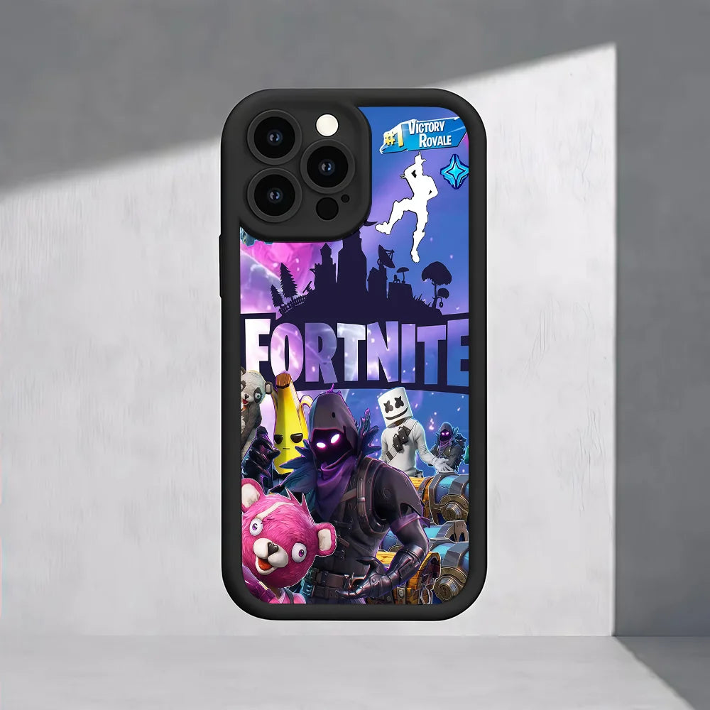 F-Fortnite Game Phone Case for Samsung S26, S25, S24, S23, S22, S21, S20, F06, M16, Note 20 FE Plus Ultra 4G 5G Soft Silicone TPU Cover