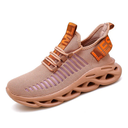 MAEDEF-Baskets confortables et décontractées en maille pour homme, chaussures de course respirantes à plateforme, de sport, de marche et de tennis