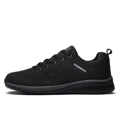 Chaussures de marche pour couple, grande taille, en maille respirante et confortable, à semelle souple, durables et légères, chaussures de sport décontractées pour l'extérieur, pour toutes les saisons