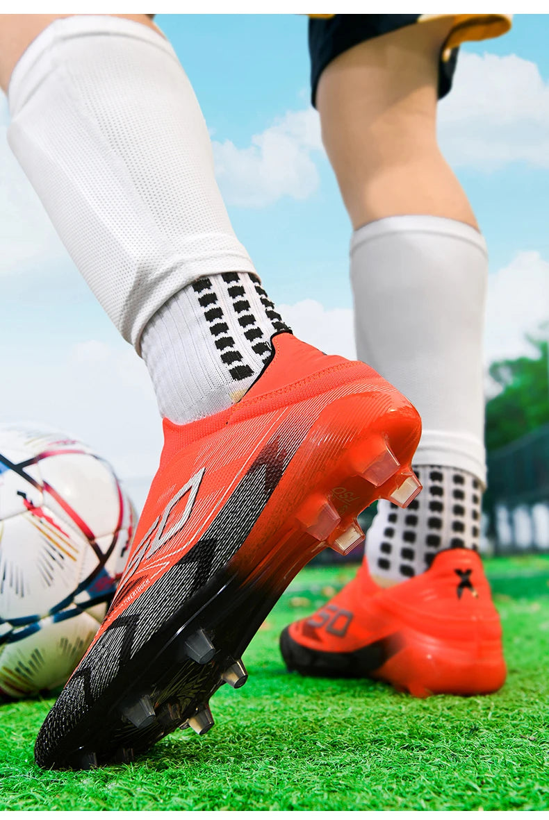 Chaussures de football pour hommes, neuves, pour terrain gazonné, professionnelles, originales, résistantes, décontractées, chaussures de football de qualité supérieure, ultralégères