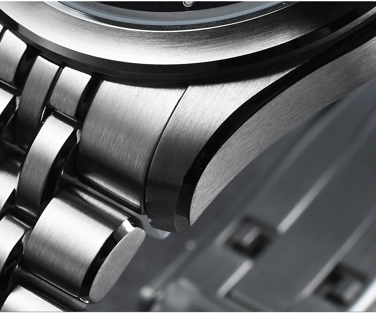 San Martin 39mm Enamel Sunray JianZhan Dial Men GADA Watch 90S5 Automatic BGW-X1 10Bar Sapphire 5-Link Bracelet SN0144CG