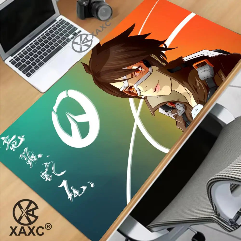 Stor Overwatch-musmatta Kawaii XXL för PC och skrivbord, gamerkontorsmatta, tangentbordsunderlägg, GamingAccessories MousepadXAXC