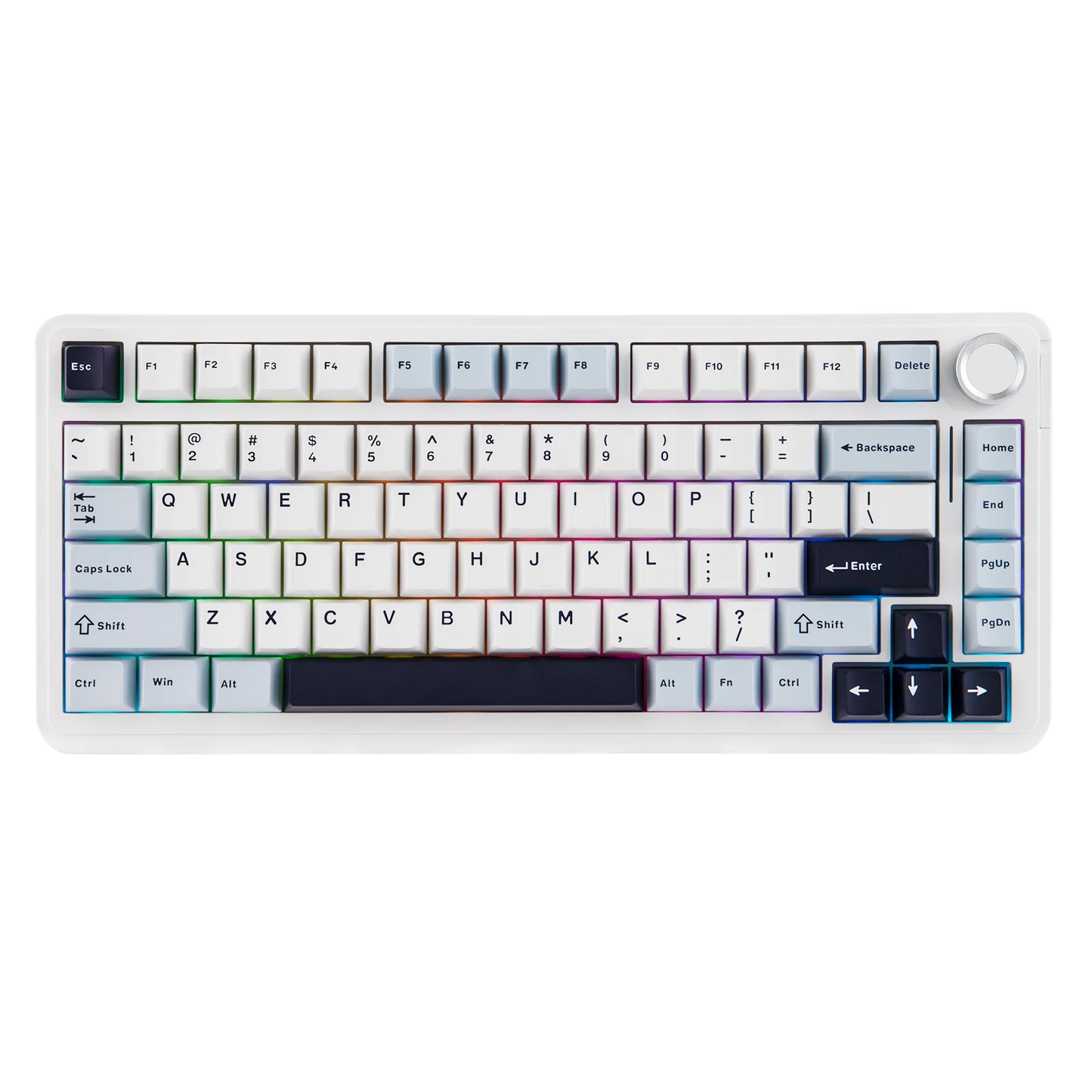 EPOMAKER EA75 75% US QWERTY Layout Hot-Swap Gasket-Mounted Wired/2.4GHz/Bluetooth Wireless Mechanical Keyboard RGB Backlight