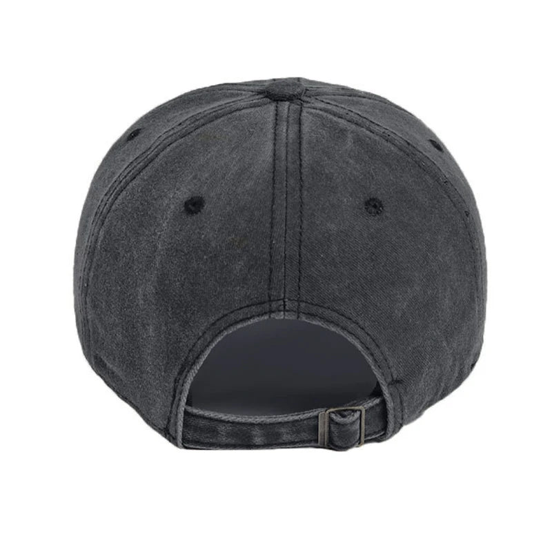 Washed Cotton Baseball Cap Adjustable Distressed Trucker Hat for Women Team Bride Party Caps Customize Bridal Wedding Vintage
