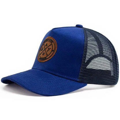 New Summer Mesh Baseball Cap Women Men Letter Patch Snapback Hat Casual Breathable Unisex Street Hip Hop Trucker Caps