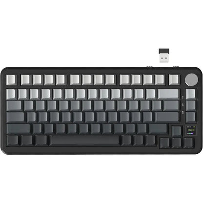 ATTACK SHARK X85/X85Pro Wireless Mechanical Keyboard 75% 82 Keys Tri-Mode Bluetooth Wird RGB Hot Swap Gasket Knob Large battery