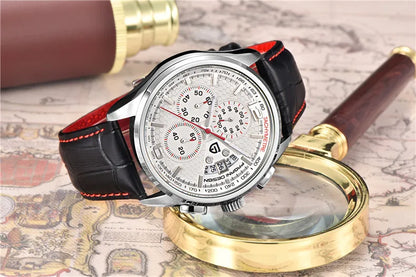 PAGANI DESIGN Chronograph Stop Watch for Men Quartz Multi-function Military Pilot Relógios Masculino Reloj Hombre Montre Homme