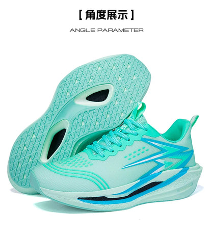 NEW Running Shoes Carbon Board Marathon Men Sports Breathable Lightweight Women's Comfortable Athletic Nonskid Sneakers Casual