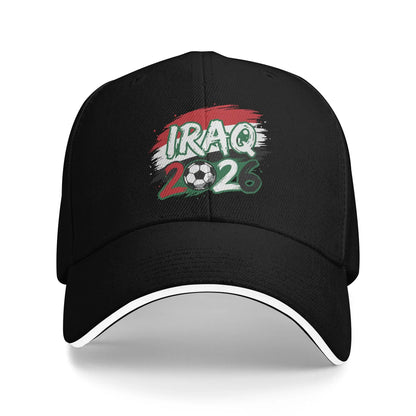 Women Men Iraq Flag Iraqi Outdoor Hat  Sun Cap Casual Baseball Cap Sunscreen Hats