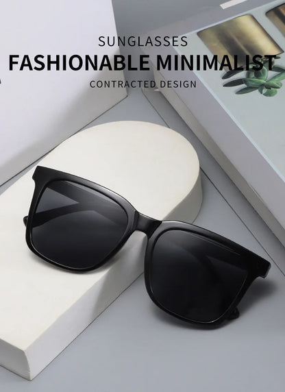 Korean Style Sunglasses Men Women Outdoor Square Sunglasses Driving Mercury Sunscreen Glasses Lens UV400