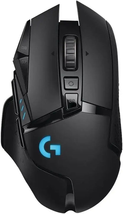 Mouse gaming cablato Logitech G502 HERO ad alte prestazioni, sensore HERO 25K, 25,600 DPI, RGB, pesi regolabili, 11 pulsanti, mouse PC/Mac