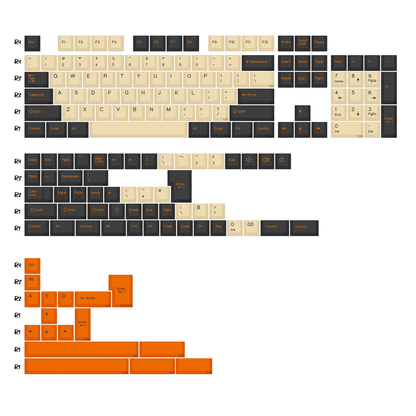 KBDiy GMK MarrsGreen Keycap Retro PBT ISO Double Shot Cherry Profile Keycaps For MX Switches Mechanical Gaming Keyboard Key Caps