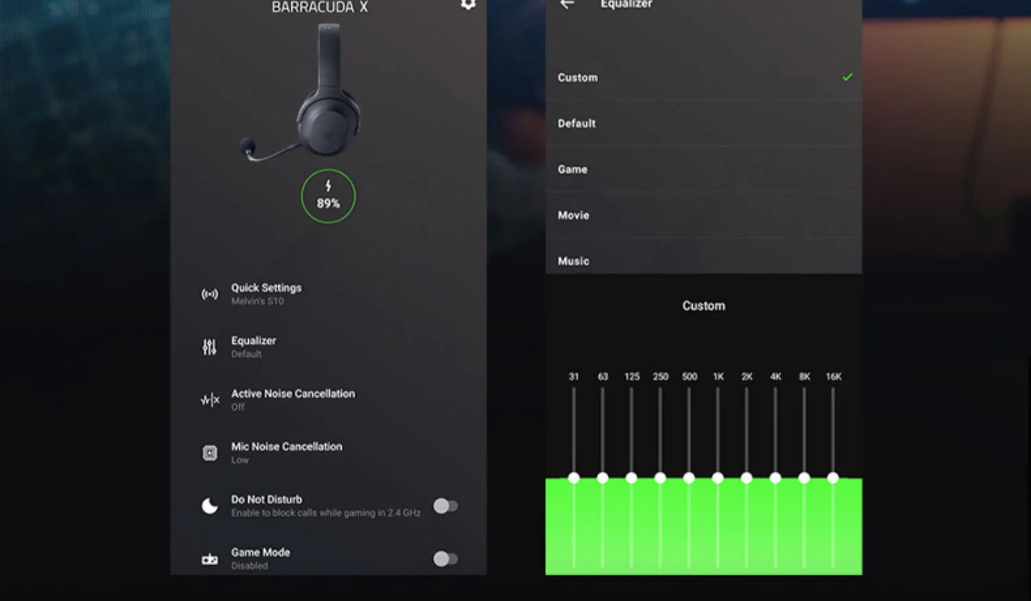 Razer Barracuda X Wireless Gaming Mobile Headset 2022 Model 2.4GHz Wireless + Bluetooth - Lightweight 250g - 40mm Drivers