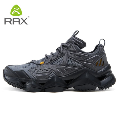 RAX Running Shoes Men & Women Outdoor Sport Breathable Lightweight Sneakers Air Mesh Upper Anti-Slip Natural Rubber Outsole