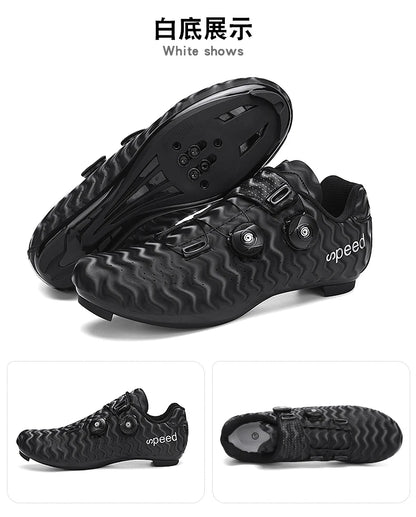 New cycling shoes road cycling men's racing competition self-locking speed cycling sports shoes women's Spd Cleats cycling shoes