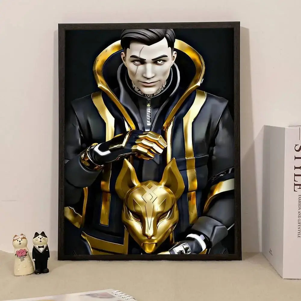Game F-Fortnite Poster Surprise Home Decoration Picture Wall Art for Study Living Room Decor