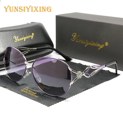 YSYX Polarized Sunglasses Women Brand Butterfly Sun Glasses Luxury UV400 Driving Woman Fashion Eyewear Lunettes De oleil 2023