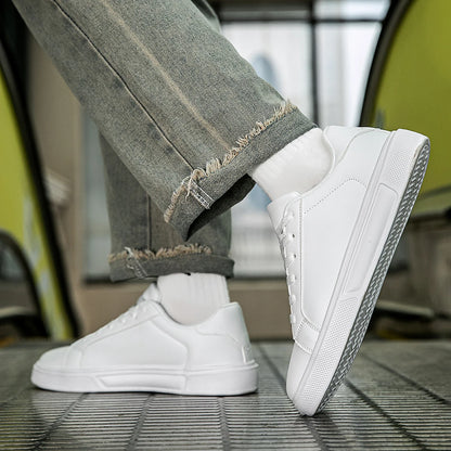 Herrenschuhe aus Kunstleder, Sneaker, trendige Freizeitschuhe, Herrensneaker, vulkanisierte Herrenschuhe, Paarschuhe, Damenschuhe
