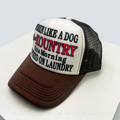 New Unisex Color Block 3D Printed Letter Baseball Hats Sunshade Hip Hop Breathable personal Trucker Caps Mesh Versatile fashion