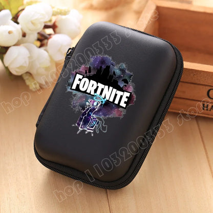 New Fortnite Storage Bag Multi Function Data Cable Charger Organizer Travel Earphone Protective Pouch Childrens Birthday Gift