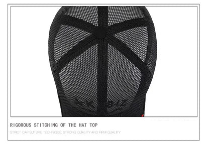Summer Hats For Men And Women Mesh Baseball Caps Fashion Embroidered Visor Hat Outdoor Embroidered Letter Sun Protection Hat