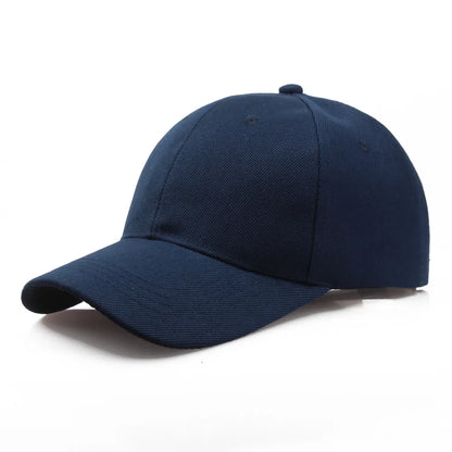 Juoda vienspalvė beisbolo kepuraitė su snapback užsegimu, laisvalaikio hiphopo Dad Hat kepurė vyrams ir moterims, unisex