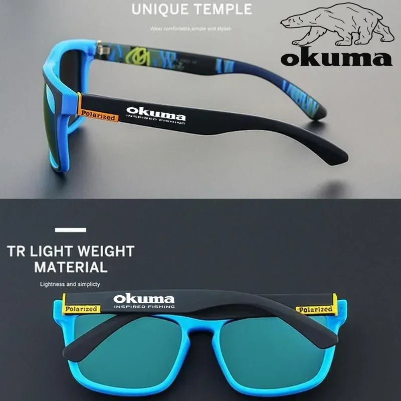 Okuma Polarized Sunglasses UV400 for Men and Women Outdoor Hunting, Fishing, Driving Bicycles, Sunglasses Optional Box