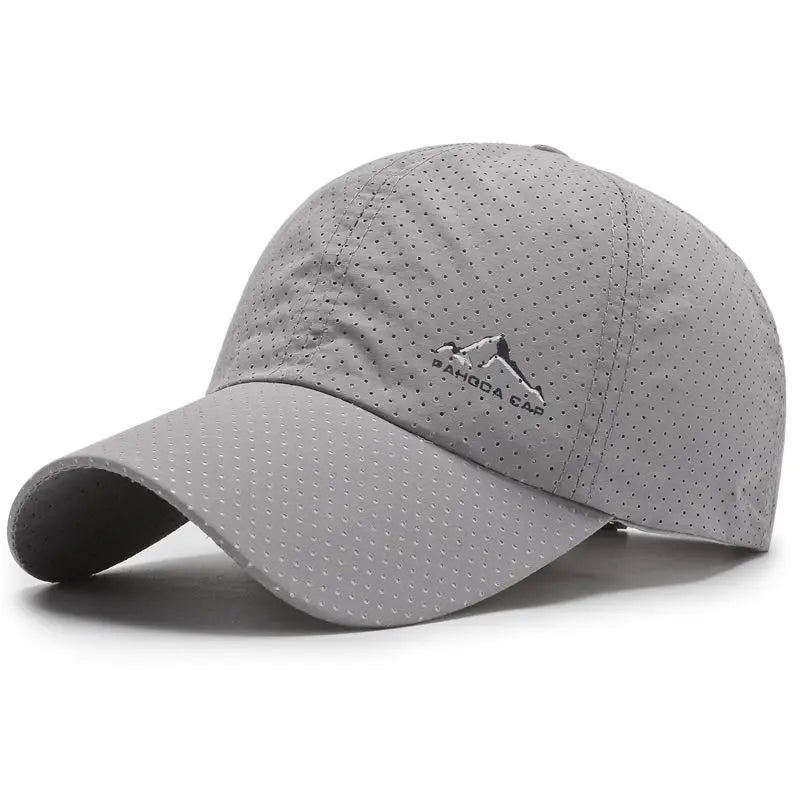 Casquette de baseball en maille ultra-respirante à séchage rapide - Casquette de sport d'été polyvalente pour hommes et femmes - Idéale pour les aventures en plein air