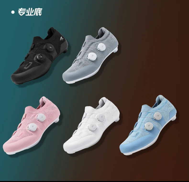 Professional Men's Cycling MTB Shoes Route Cleats Speed Road Bike Sneakers Racing Women Flat Bicycle Mountain SPD Biking Footwear