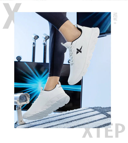 Xtep Running Shoes For Men 2021 Winter Street Casual Men's Sports Shoes Wear-Resistant Support Cushion Sneakers 879419110080