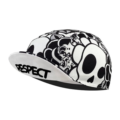 Red Retro Cycling Cap Black Series Most Popular Polyester Cycling Caps Sports Quick Dry Bicycle Hat Men Women Wear Absorb Sweat