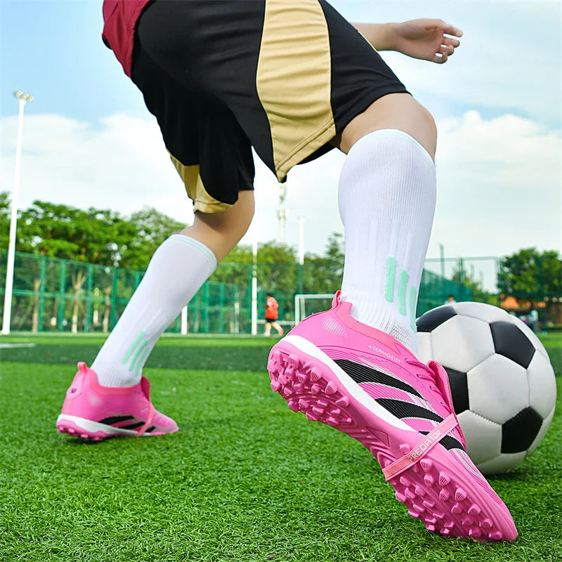 2025 New Autumn Package Youth Football Shoes Stable Racing Training Sports Shoes Fashionable and Comfortable Rebound Nail Shoes