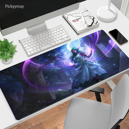 World Of Warcraft Mouse Pad Computer Laptop Mouse Mat Large Mousepad Keyboards Table Carpet  Gaming Desk Play Mats Locking Edge