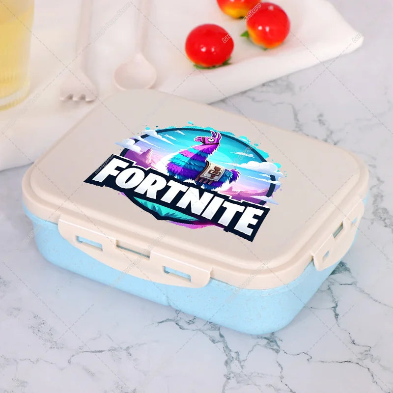 Fortnites Bento Lunch Box Anime Fortress Night Food Storage Containers Kids School Picnic Lunchbox Office Dinner Case Gift 2025
