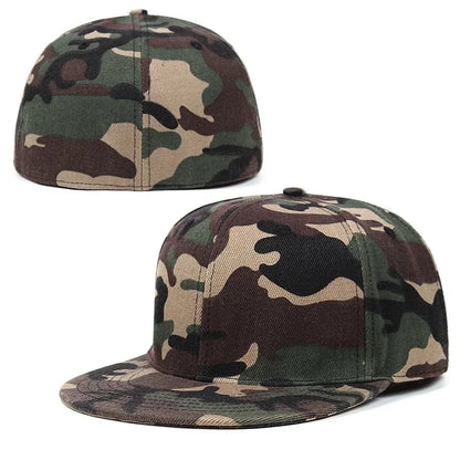 Adult Back Closed Baseball Cap for Small Head Lady Man Blank Hiphop Snapback Hat Fitted Flat Caps 57cm to 59cm