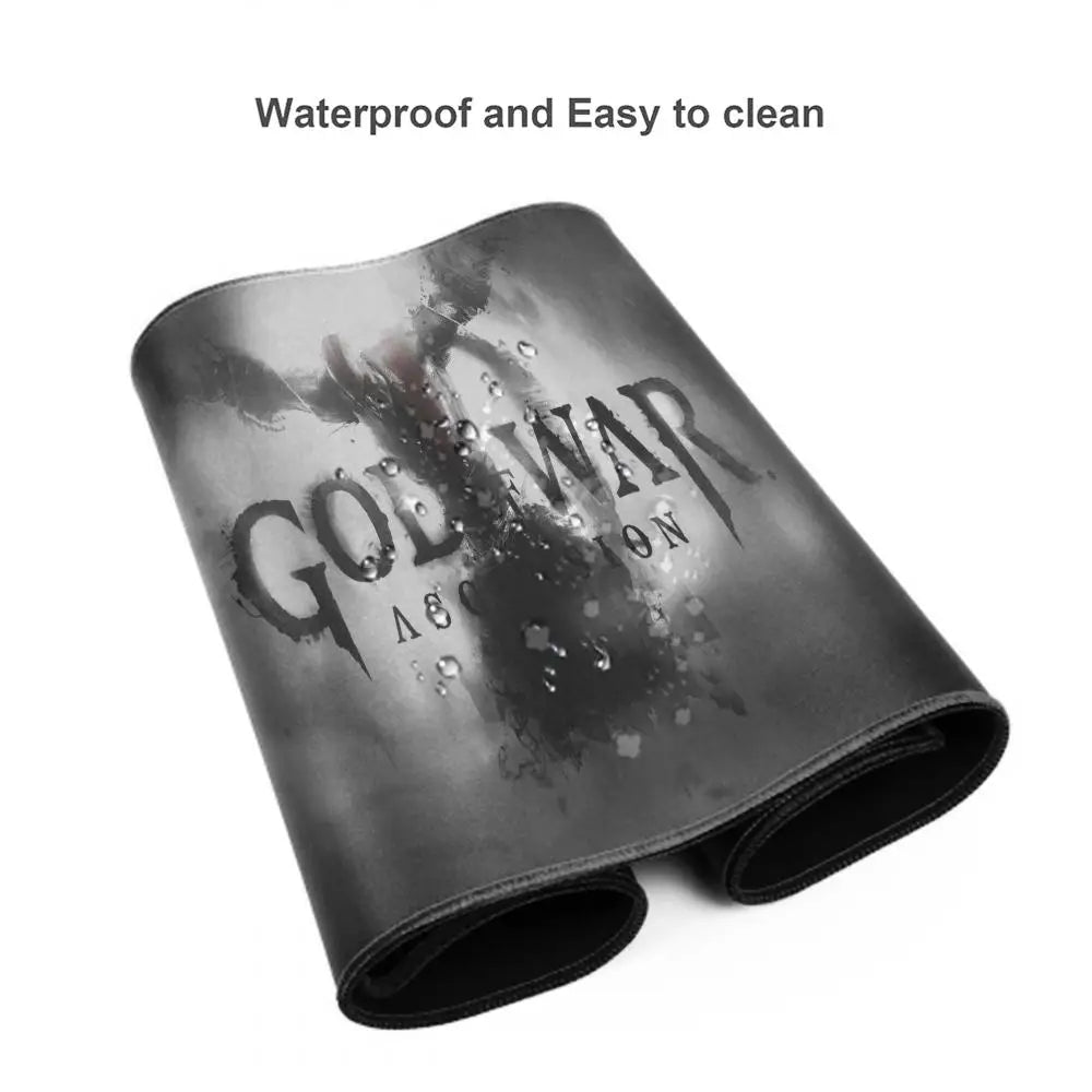 Xxl Mouse Pad God of War Gaming Accessories Keyboard Computer Carpet Game Desk Mat 90x40cm Large Pc Gamer Cabinet Table Mousepad