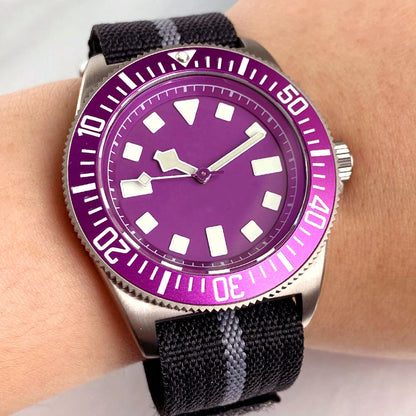 Titanium Case Tandorio 42mm Retro FXD NH35 PT5000 Mechanical Men's Watch Sapphire 200M Diver Watches Luminous Watches for Men