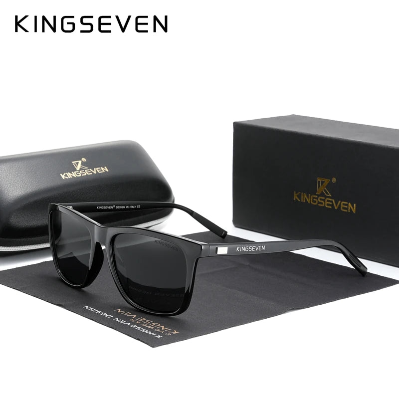 KINGSEVEN Brand Aluminum Frame Sunglasses Men Polarized Mirror  Photochromic  Sun glasses Women's Glasses Accessories Outdoors